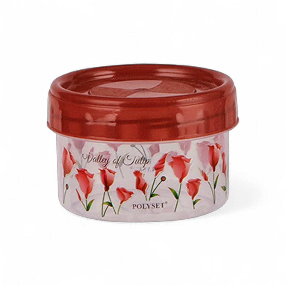 TWISTY 300ML CONTAINER FOIL PRINT MAROON TWISTY 300ML CONTAINER FOIL PRINT MAROON
